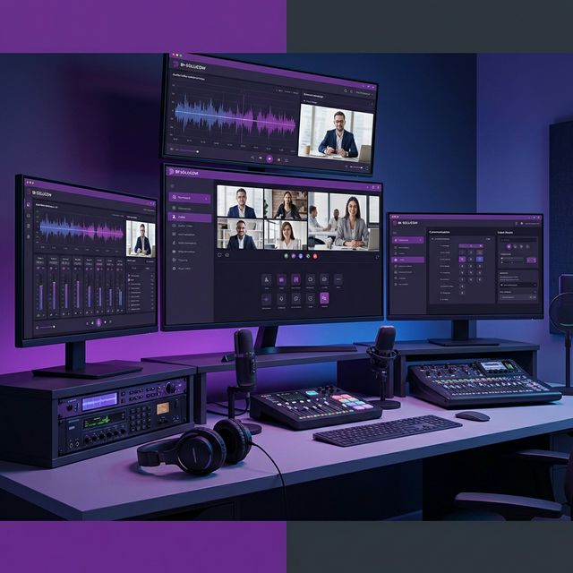 Studio d'enregistrement professionnel